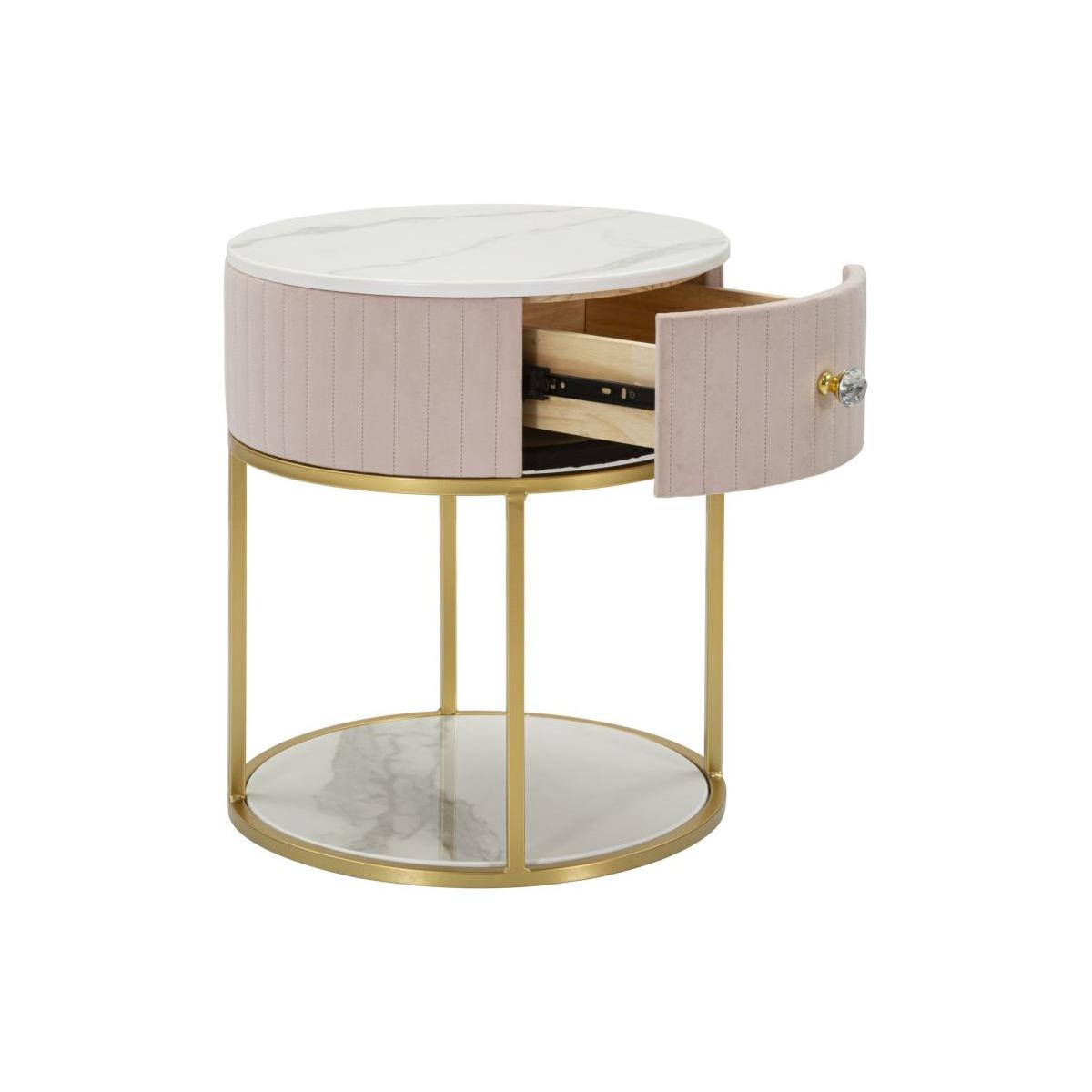 Comodino montpellier rosa