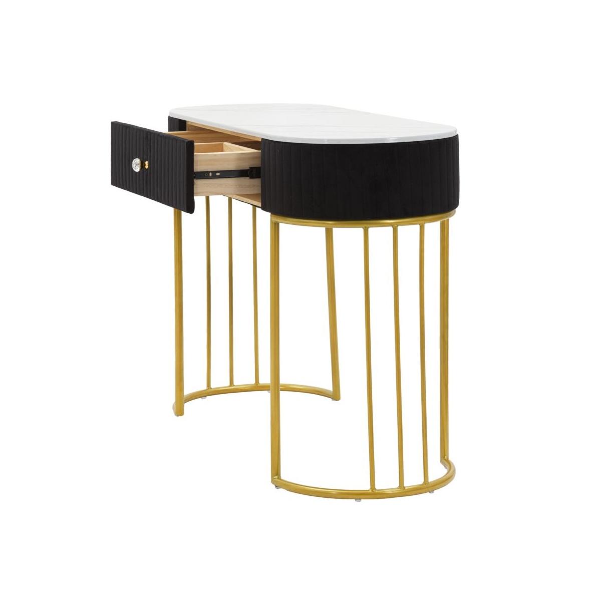 Consolle Montpellier Nera cm.100x43x74 |Mauro Ferretti