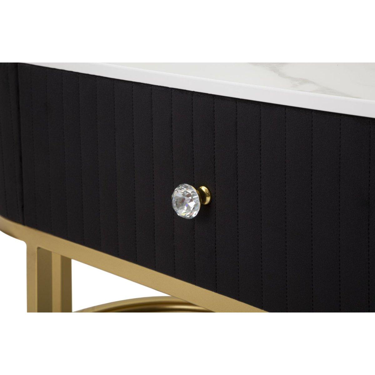 Porta Tv Montpellier Nero cm.150x42x45 |Mauro Ferretti