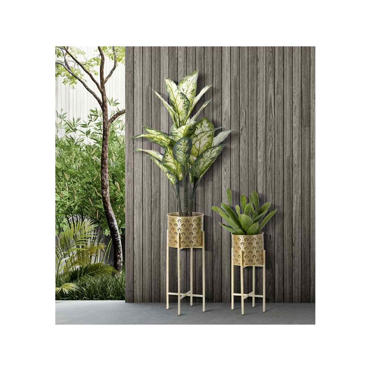 Porta Vasi Golvy Stand Coppia Mod.B cm.Ø22x53-20x43 |Mauro Ferretti