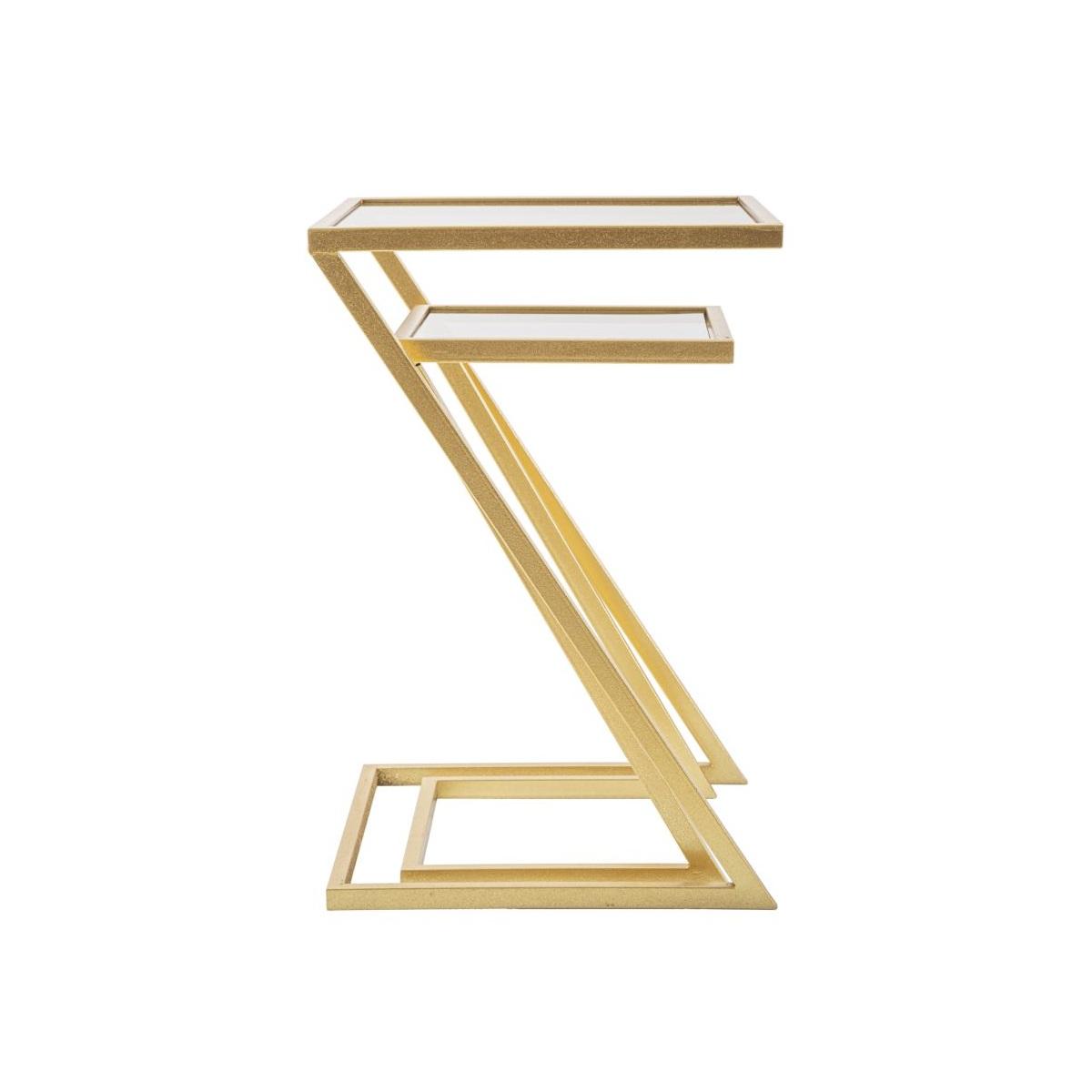 Tavolinetti Z Coppia cm.40x40x60-30x30x50 |Mauro Ferretti