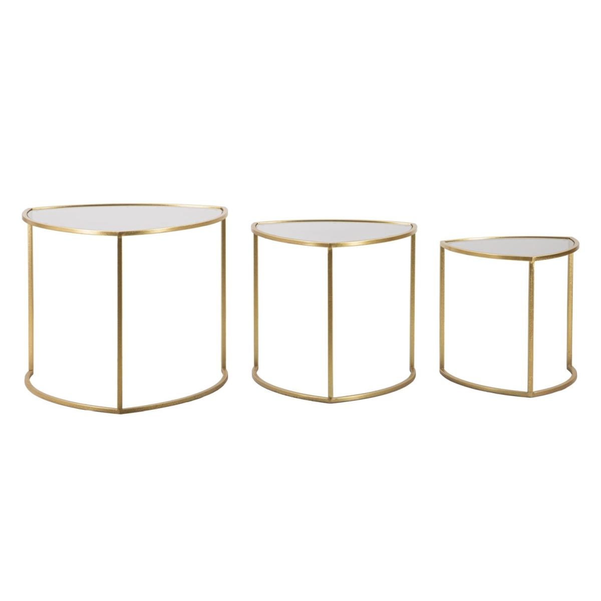 Tavolinetti Da Caffe' Triangle Set 3 Pz cm.Ø60x50-50x45-40x40 |Mauro Ferretti