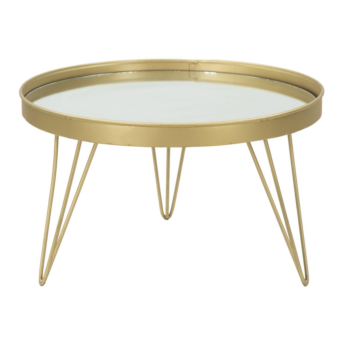 Svuota Tasche Glam Gold/Mirror cm.Ø36,5x22 |Mauro Ferretti