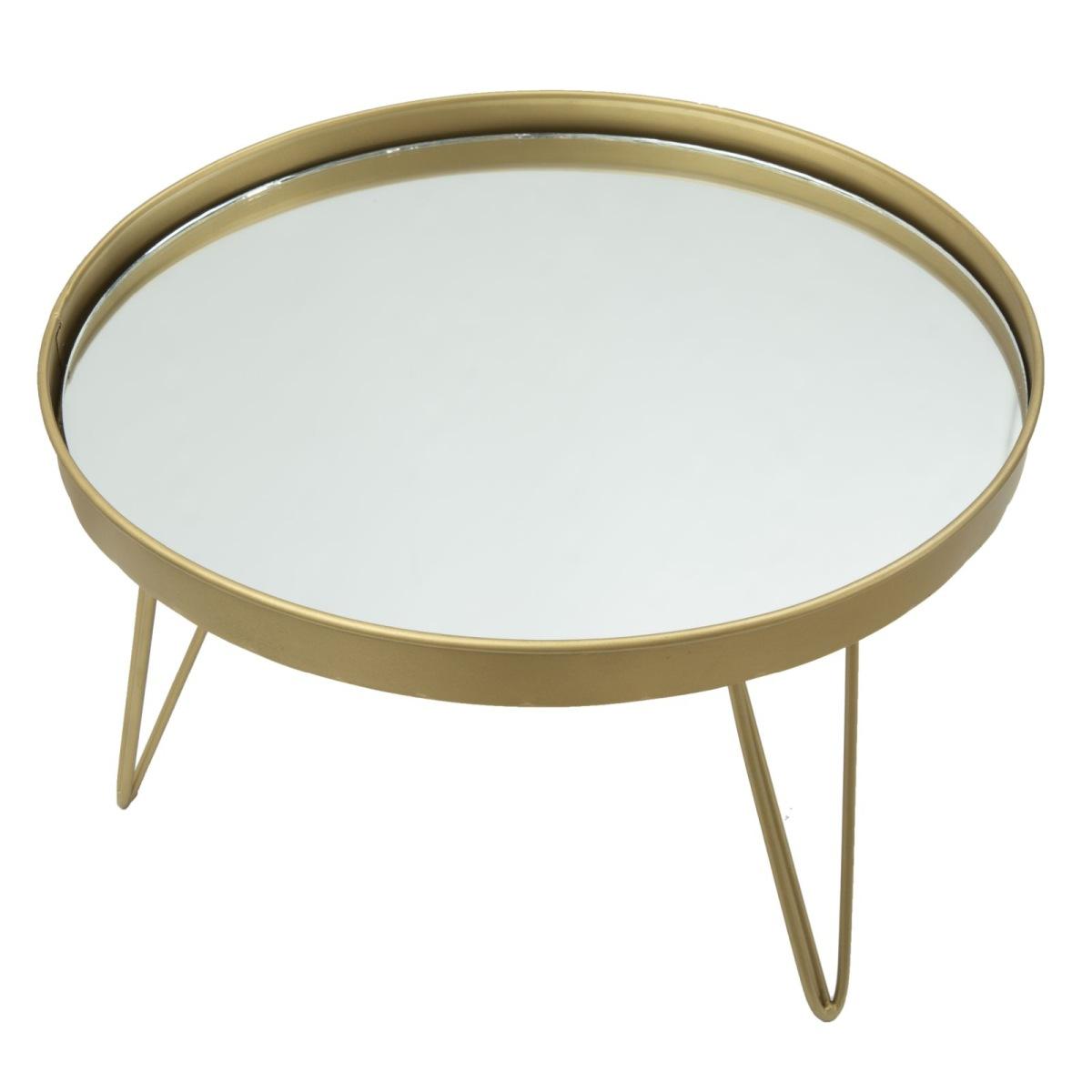 Svuota Tasche Glam Gold/Mirror cm.Ø36,5x22 |Mauro Ferretti