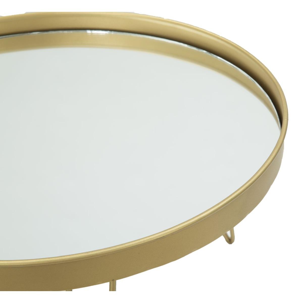 Svuota Tasche Glam Gold/Mirror cm.Ø36,5x22 |Mauro Ferretti