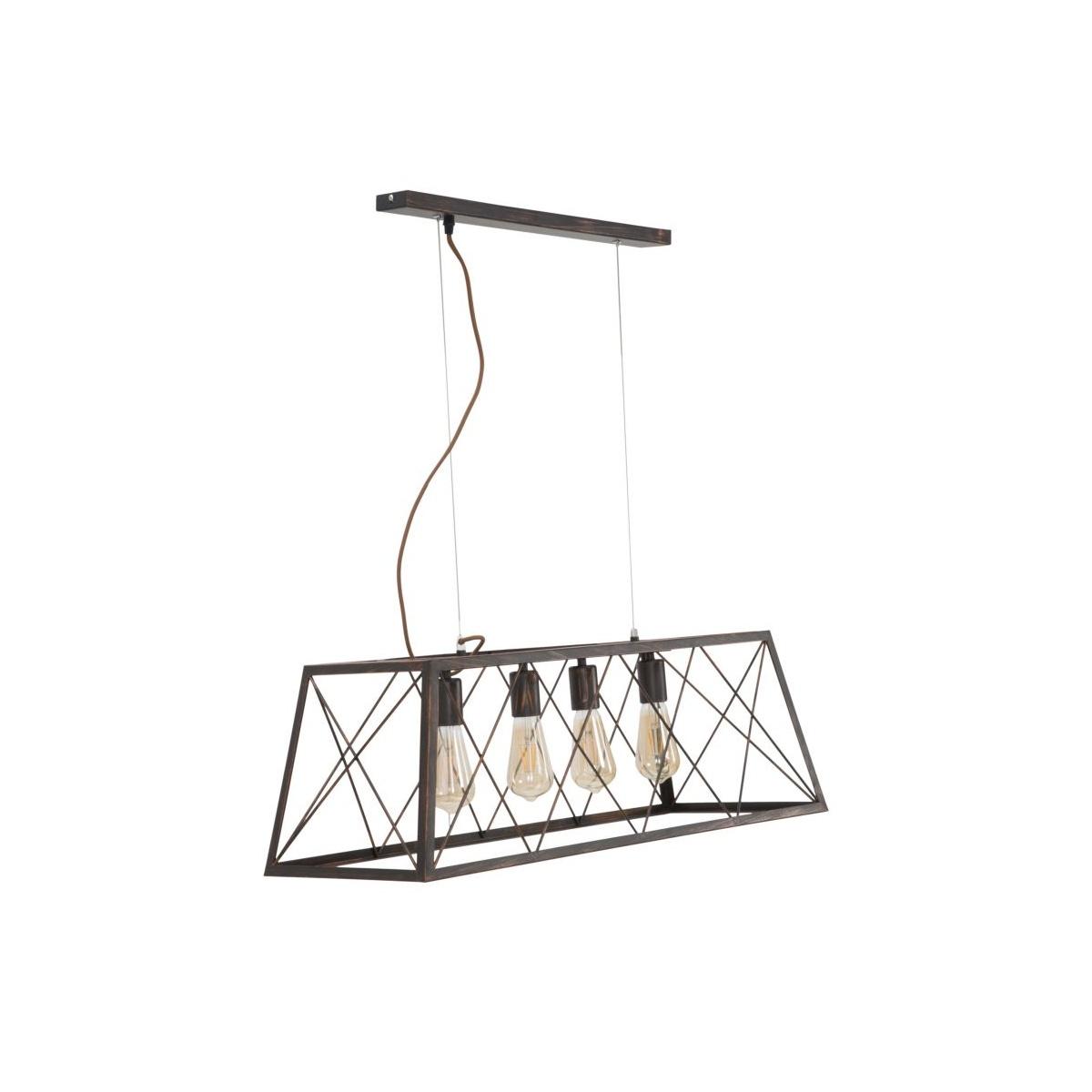 Lampadario Industry cm.78x30x26,5 |Mauro Ferretti