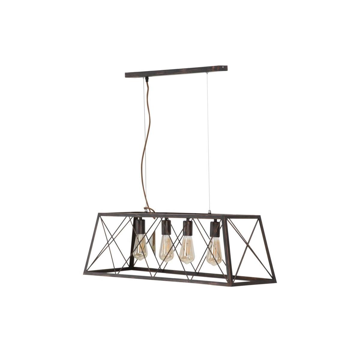 Lampadario Industry cm.78x30x26,5 |Mauro Ferretti