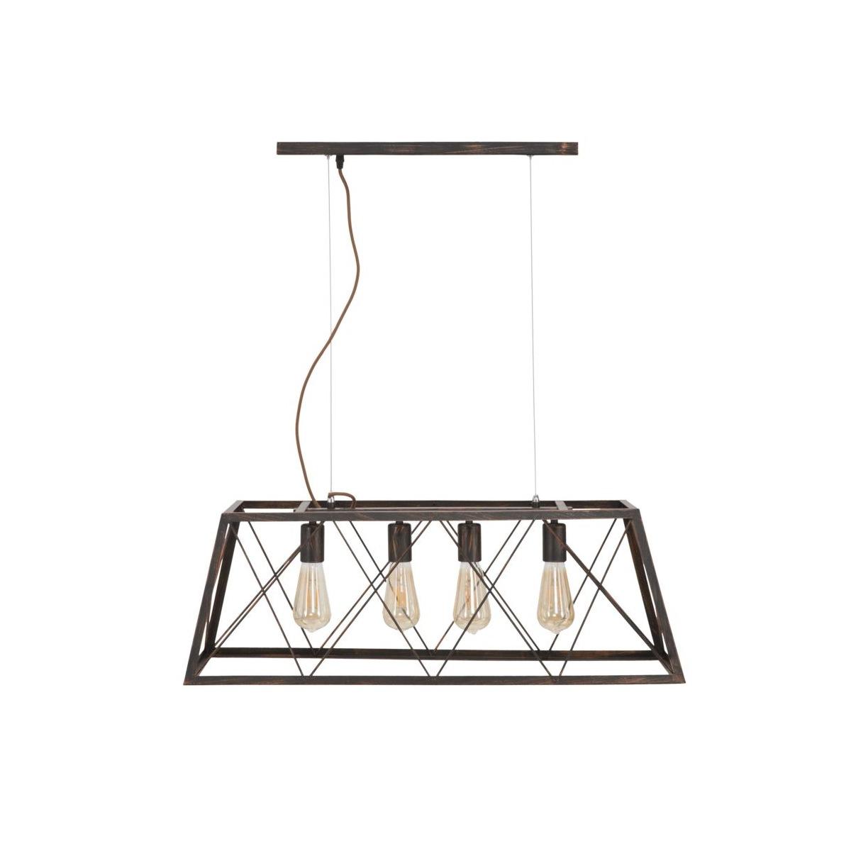 Lampadario Industry cm.78x30x26,5 |Mauro Ferretti