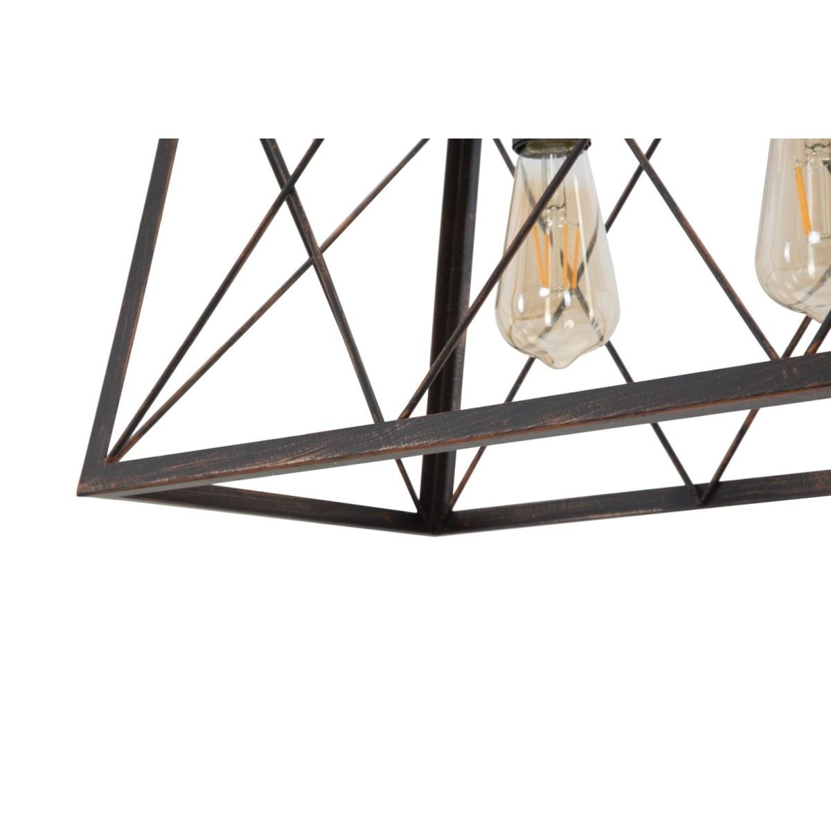 Lampadario Industry cm.78x30x26,5 |Mauro Ferretti