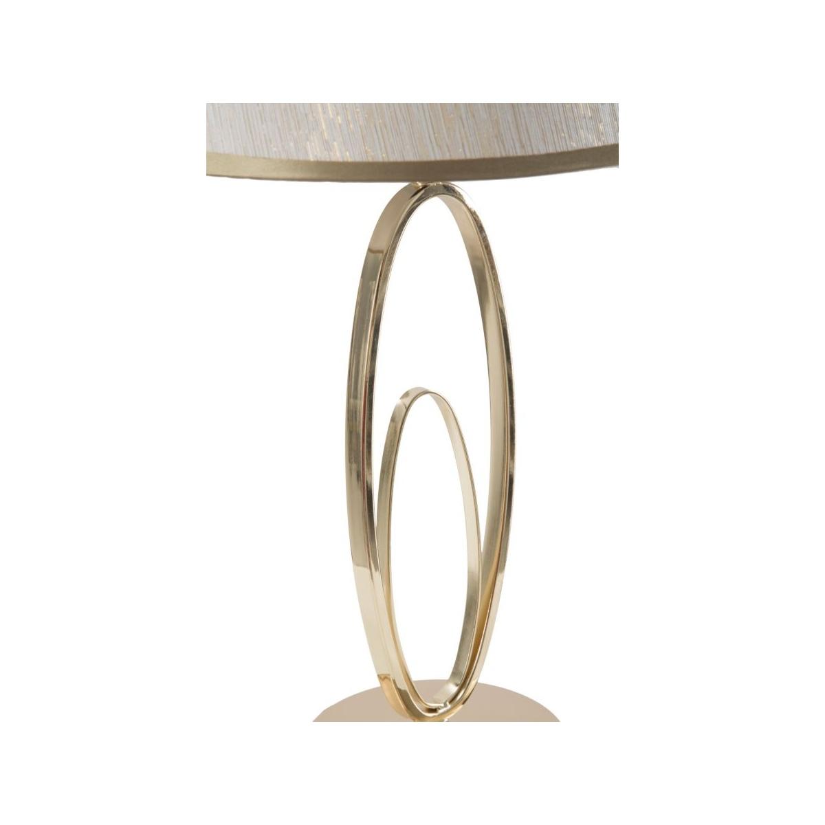 Lampada Tavolo Glam Flush cm.Ø24x47 |Mauro Ferretti