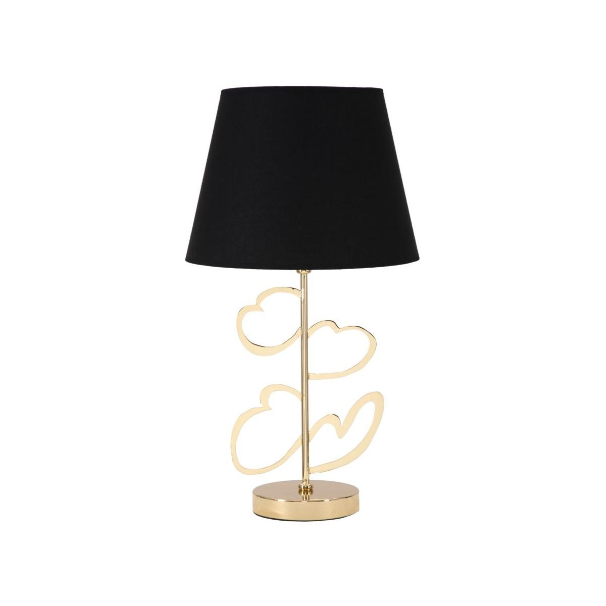 Lampada Tavolo Glam Hearts cm.Ø30x54,5 |Mauro Ferretti