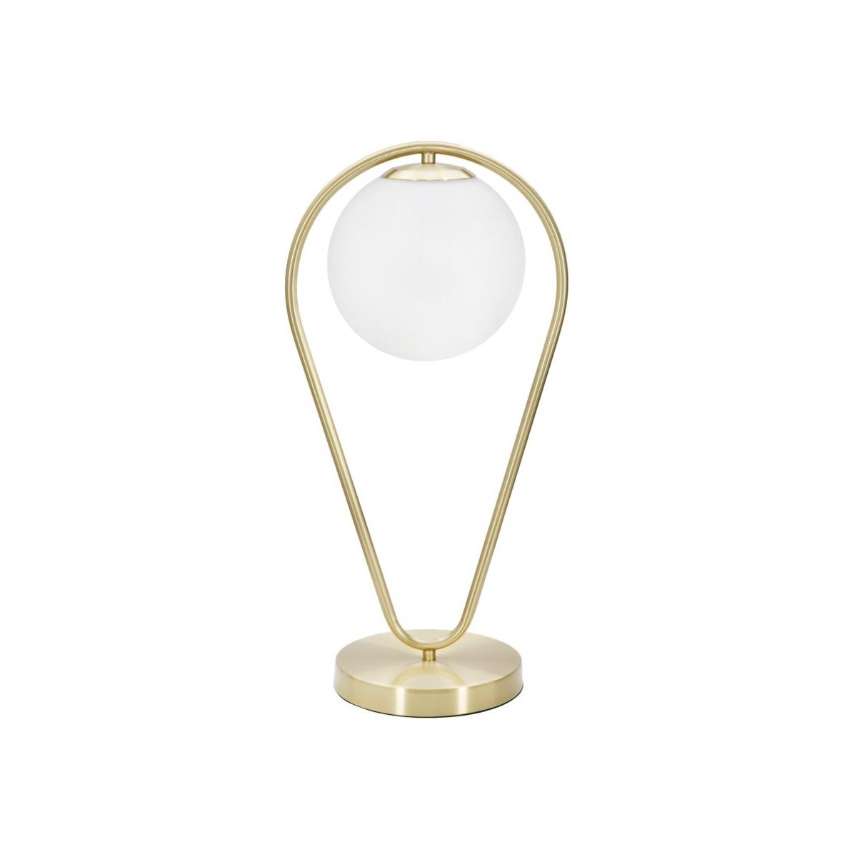 Lampada Tavolo Glamy Drop cm.25x18x50 |Mauro Ferretti