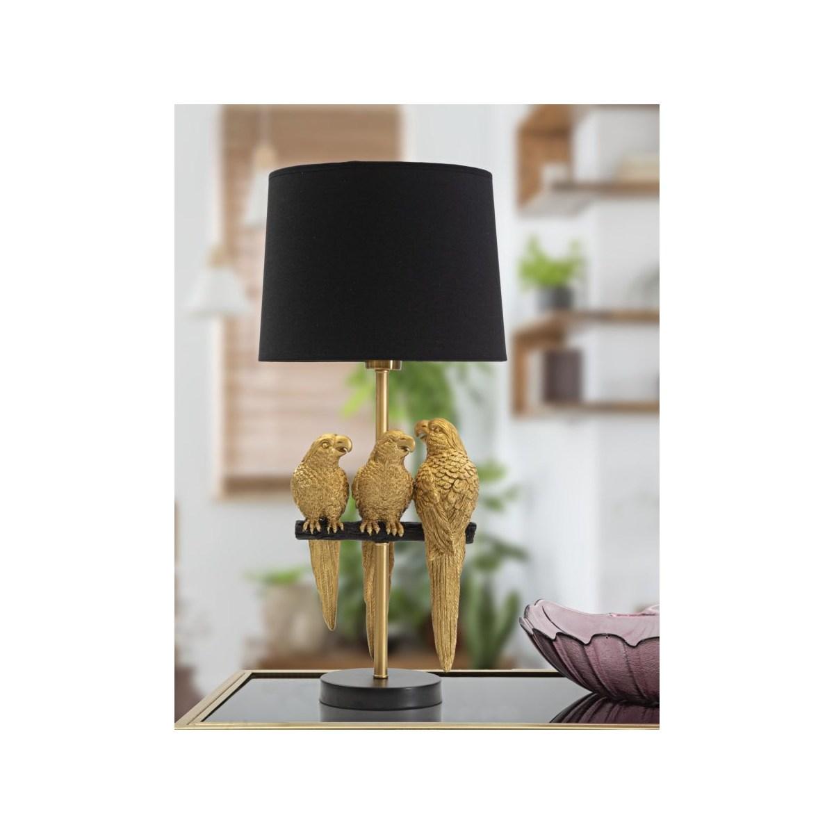 Lampada Tavolo Pappagalli cm.Ø30x62,5 |Mauro Ferretti