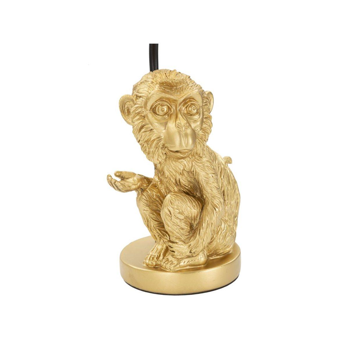 Lampada Tavolo Scultura Scimmia Seduta cm.Ø20x51,5 |Mauro Ferretti