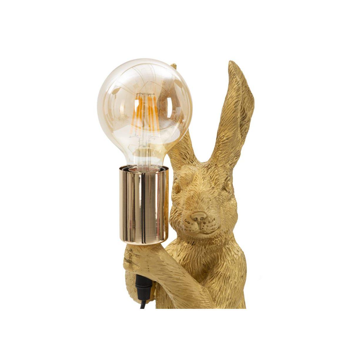 Lampada Da Tavolo Rabbit cm.13x17x35.5 |Mauro Ferretti