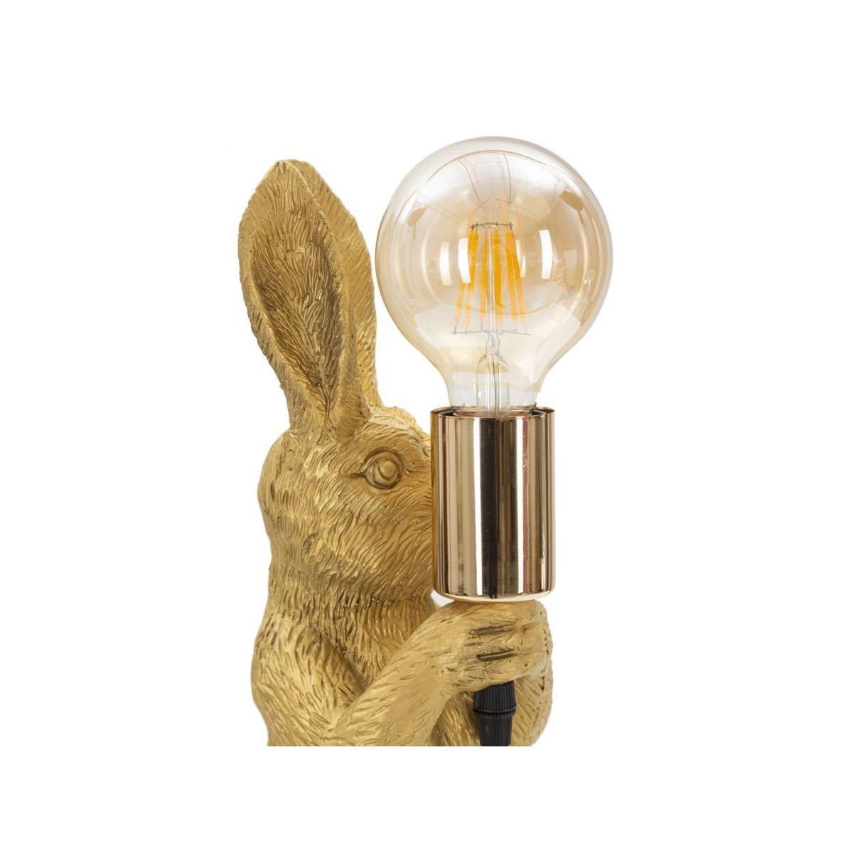 Lampada Da Tavolo Rabbit cm.13x17x35.5 |Mauro Ferretti