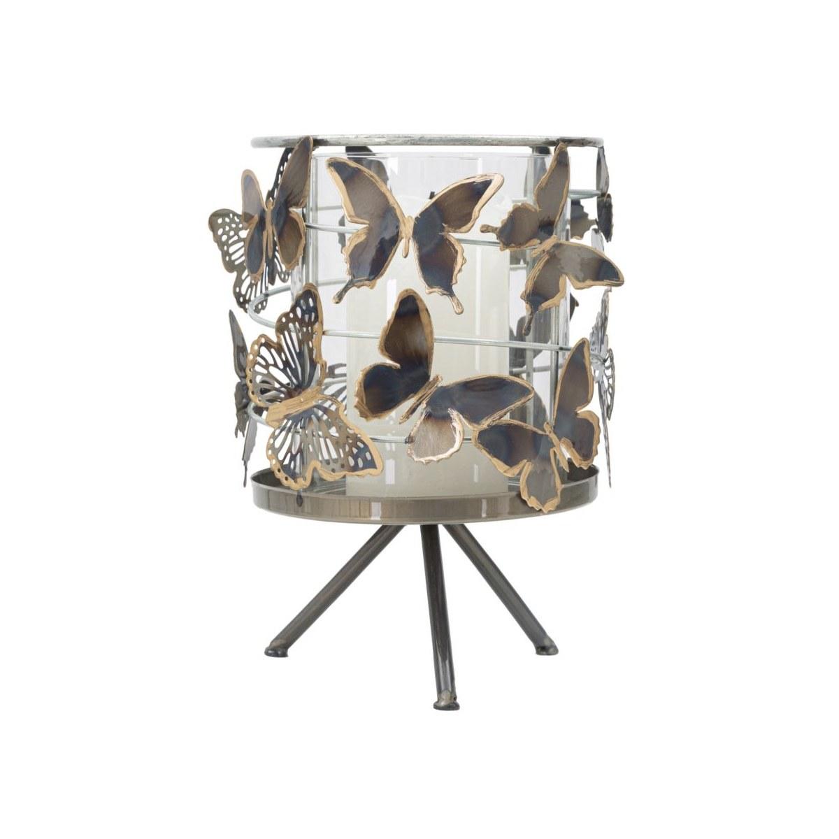 Portacandela Farfalle cm.15x23,3 |Mauro Ferretti