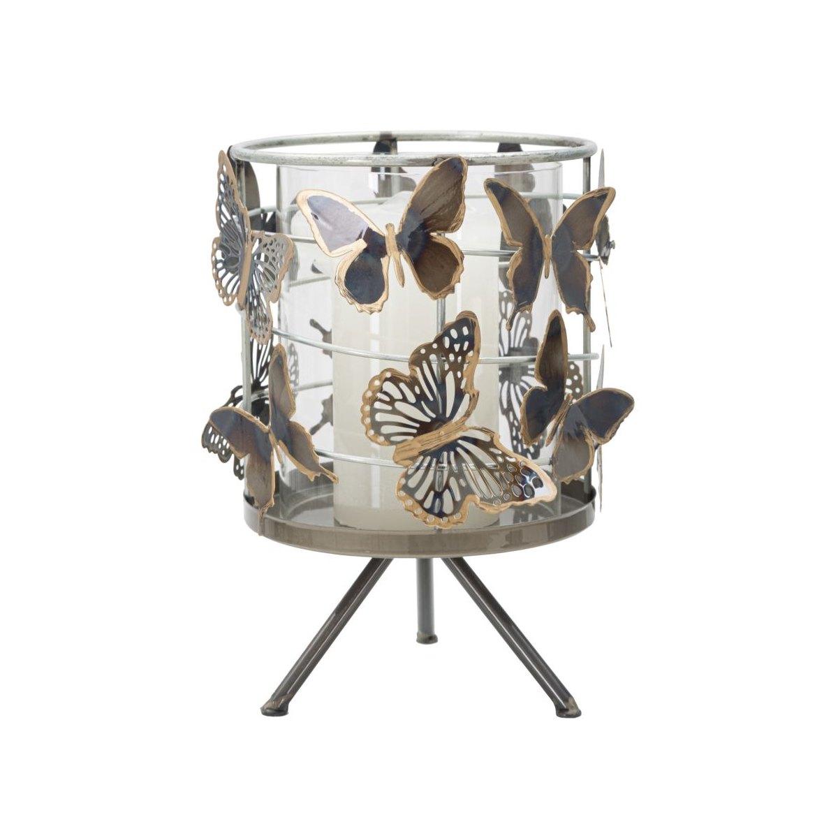 Portacandela Farfalle cm.15x23,3 |Mauro Ferretti