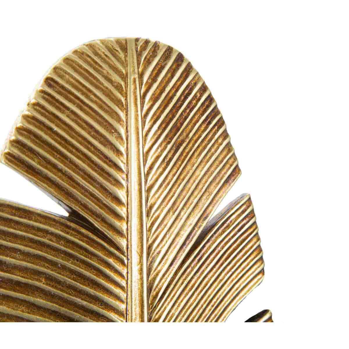 Portacandela Da Muro Leaf cm.12,8x8,9x31,2 |Mauro Ferretti