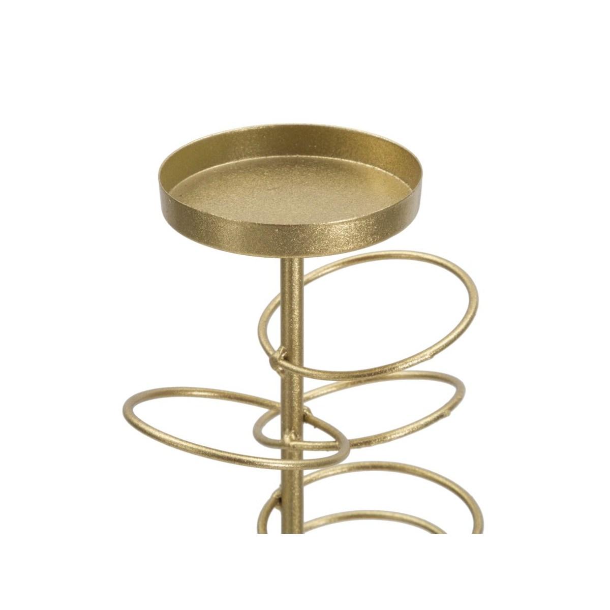 Portacandela Rings cm.14x13x50,5 |Mauro Ferretti