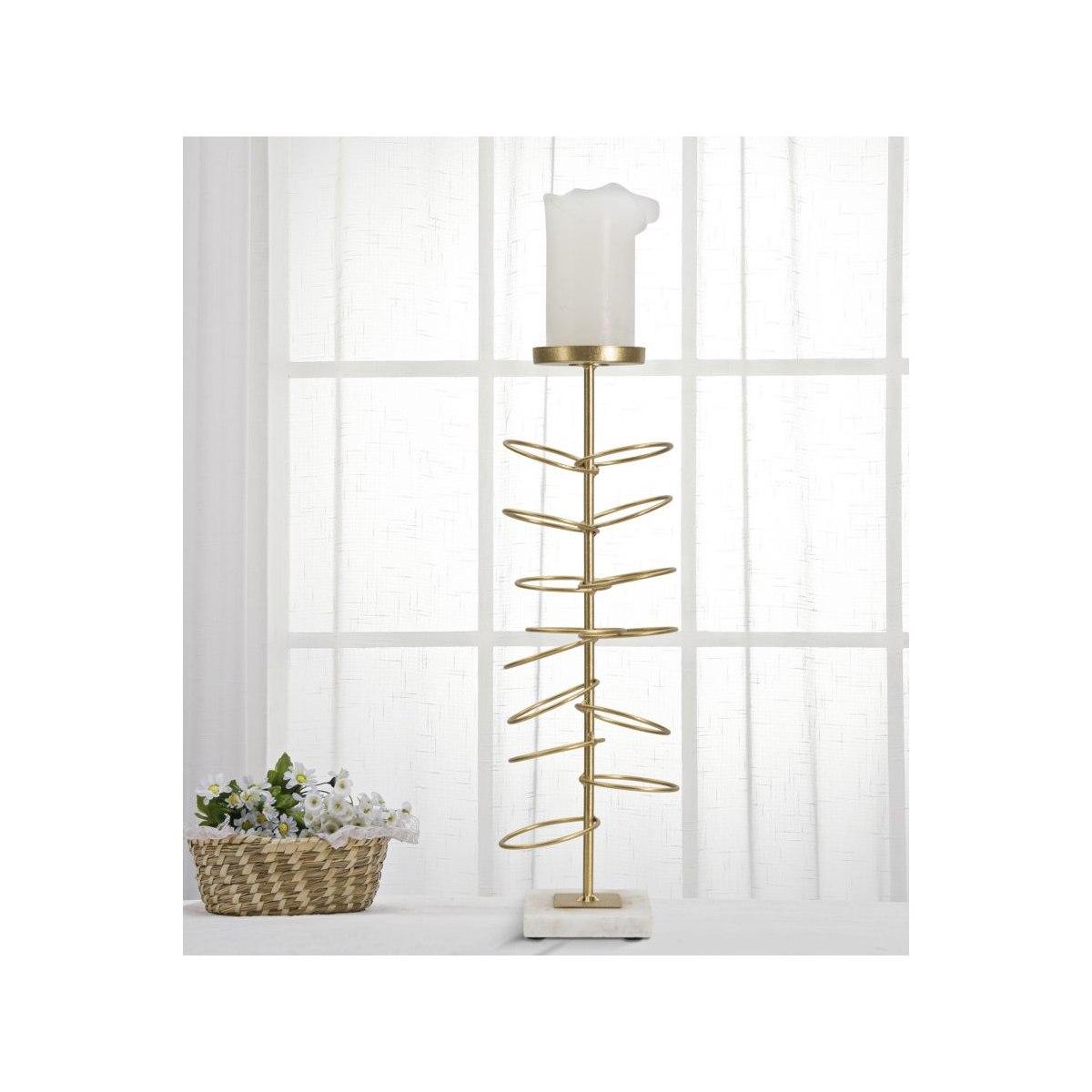 Portacandela Rings cm.14x13x46 |Mauro Ferretti