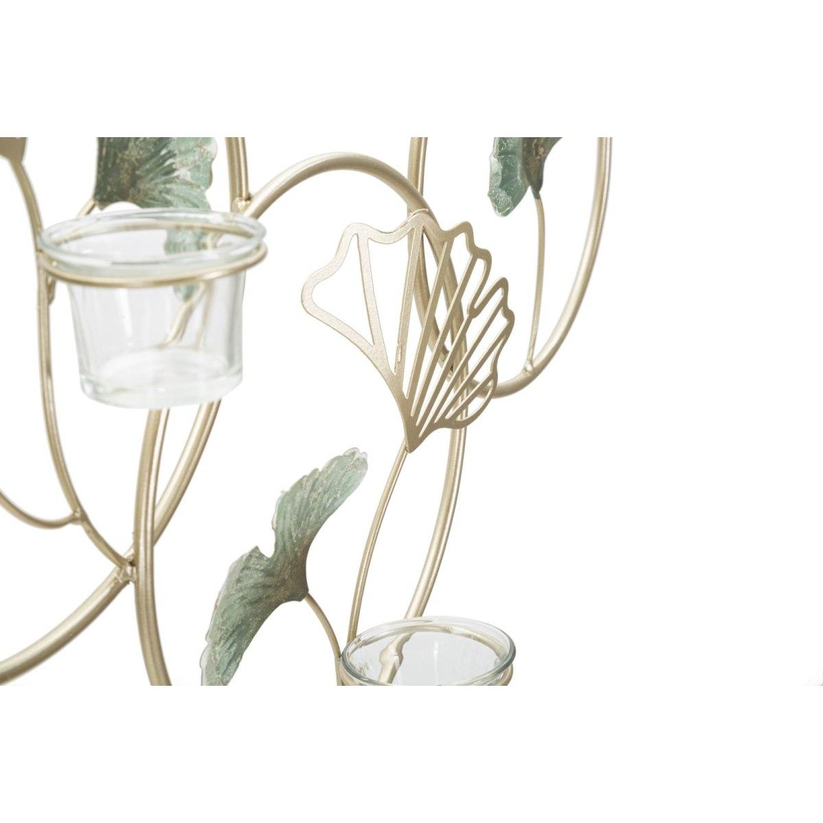 Portacandela Da Muro Greenery cm.80x7,5x35,5 |Mauro Ferretti