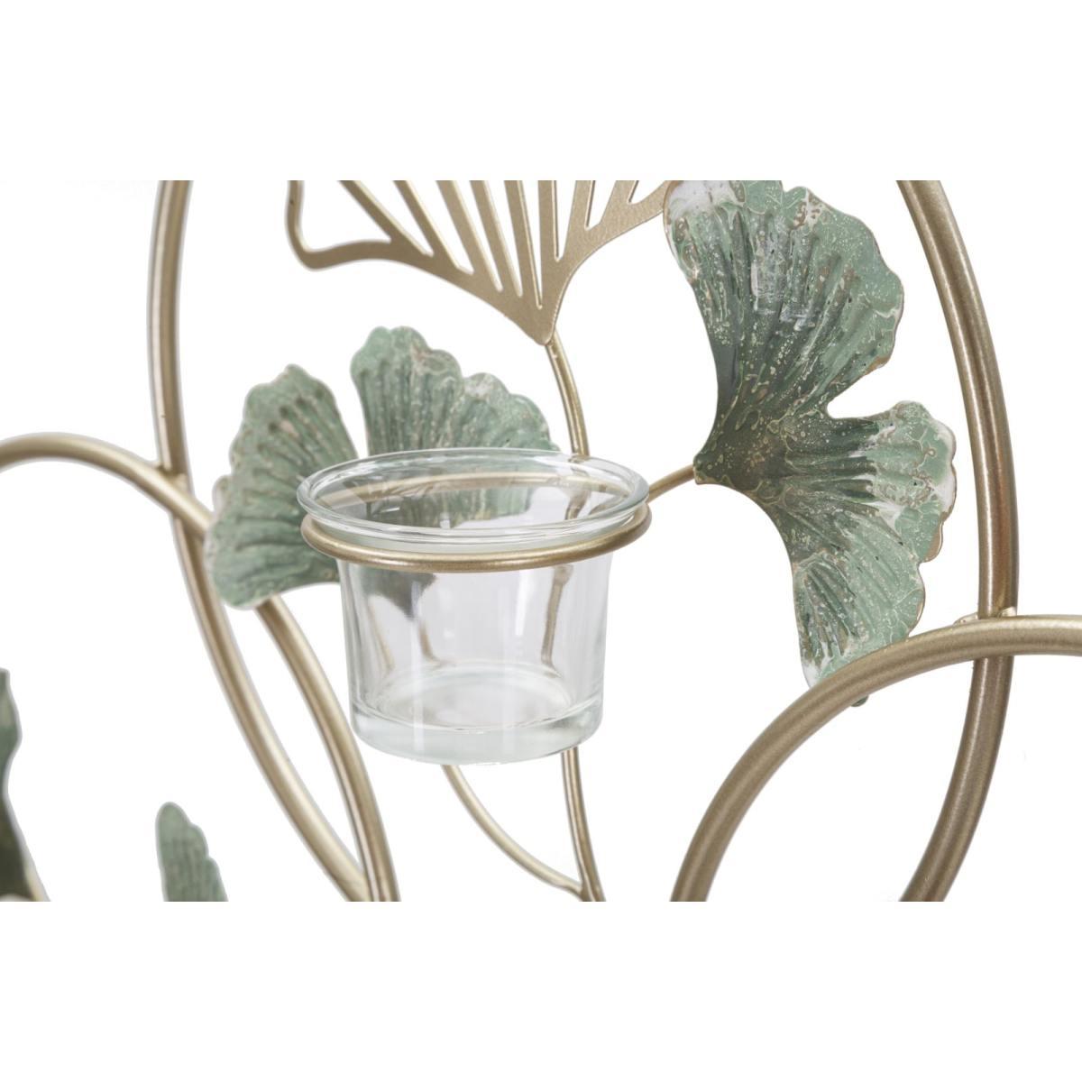 Portacandela Da Muro Greenery cm.80x7,5x35,5 |Mauro Ferretti