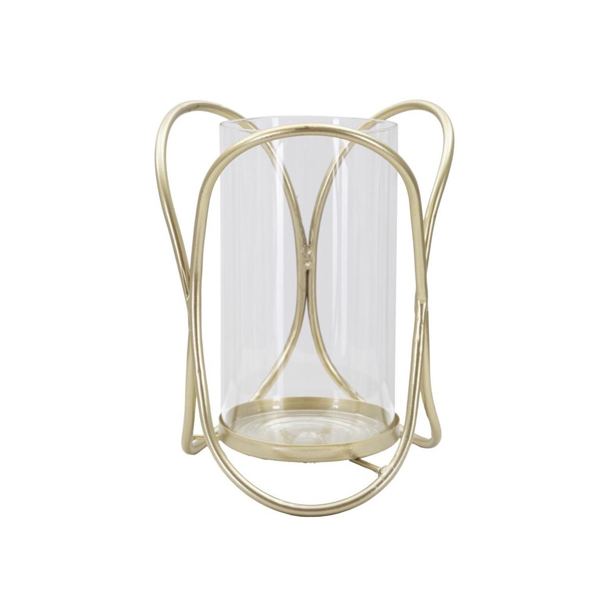 Portacandela Glox Gold cm.Ø16x21,5 |Mauro Ferretti