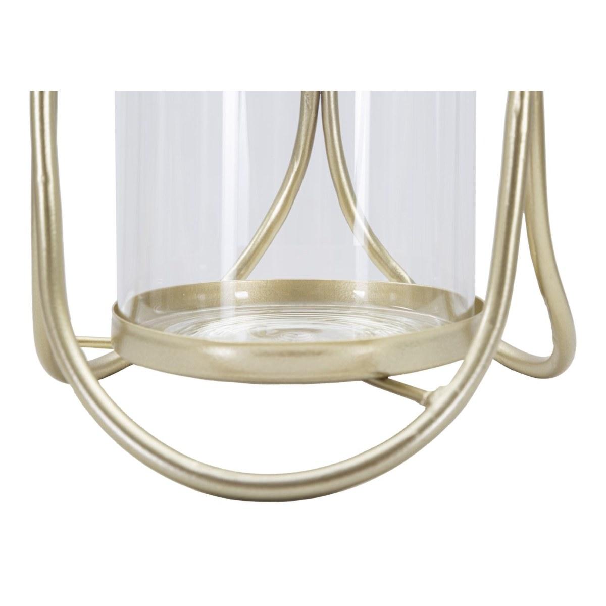 Portacandela Glox Gold cm.Ø16x21,5 |Mauro Ferretti