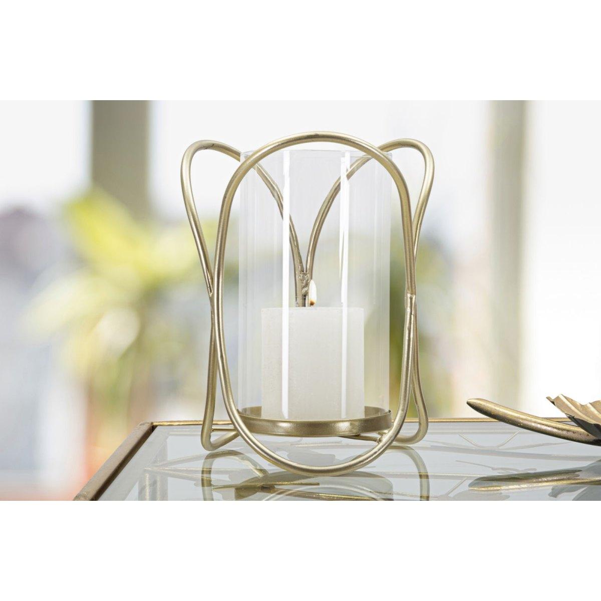 Portacandela Glox Gold cm.Ø16x21,5 |Mauro Ferretti