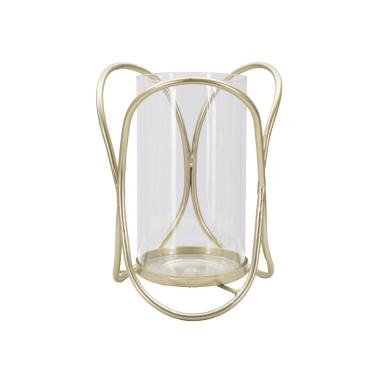 Portacandela Glox Gold cm.Ø16x21,5 |Mauro Ferretti