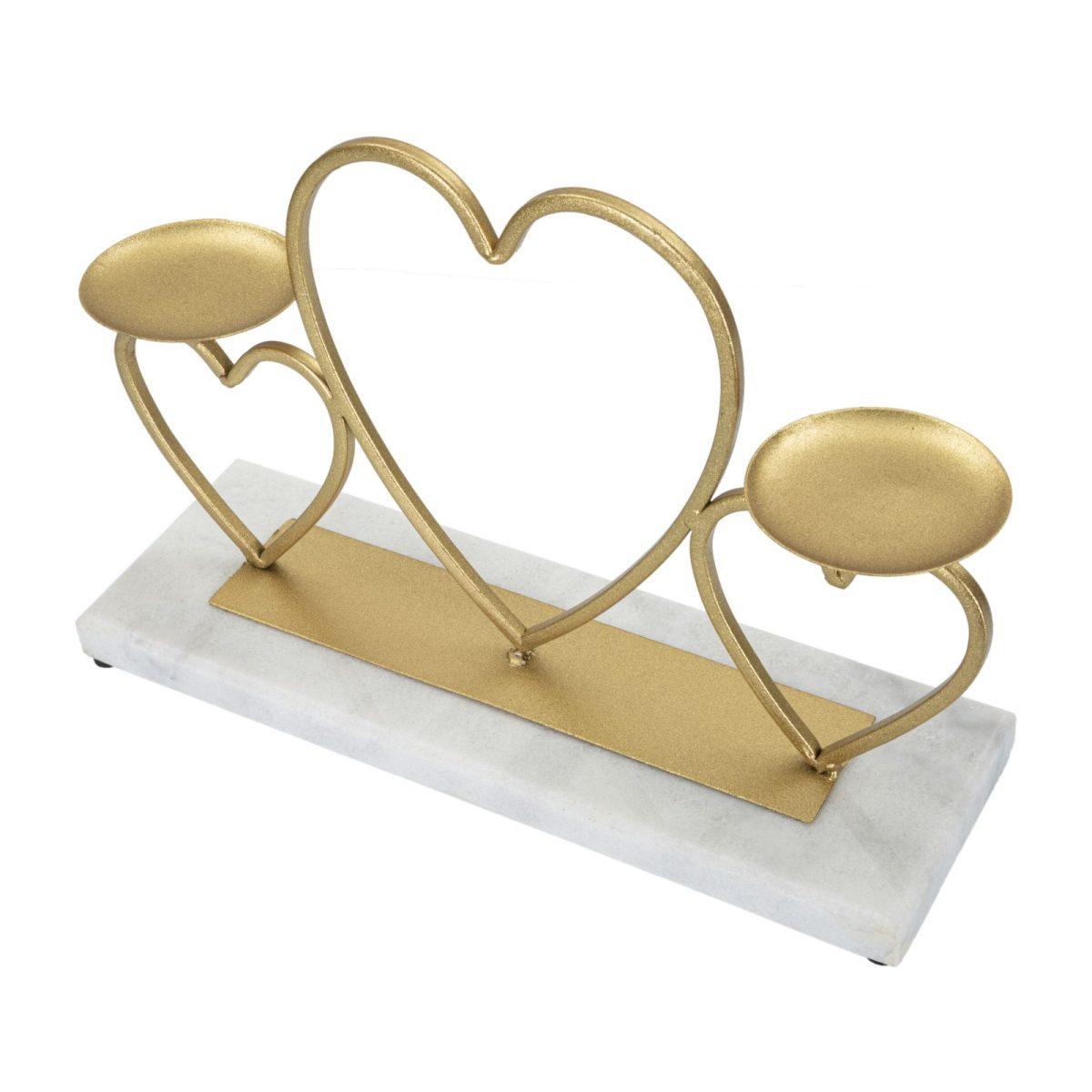 Portacandela Hearts cm.cm.30x9x20 |Mauro Ferretti