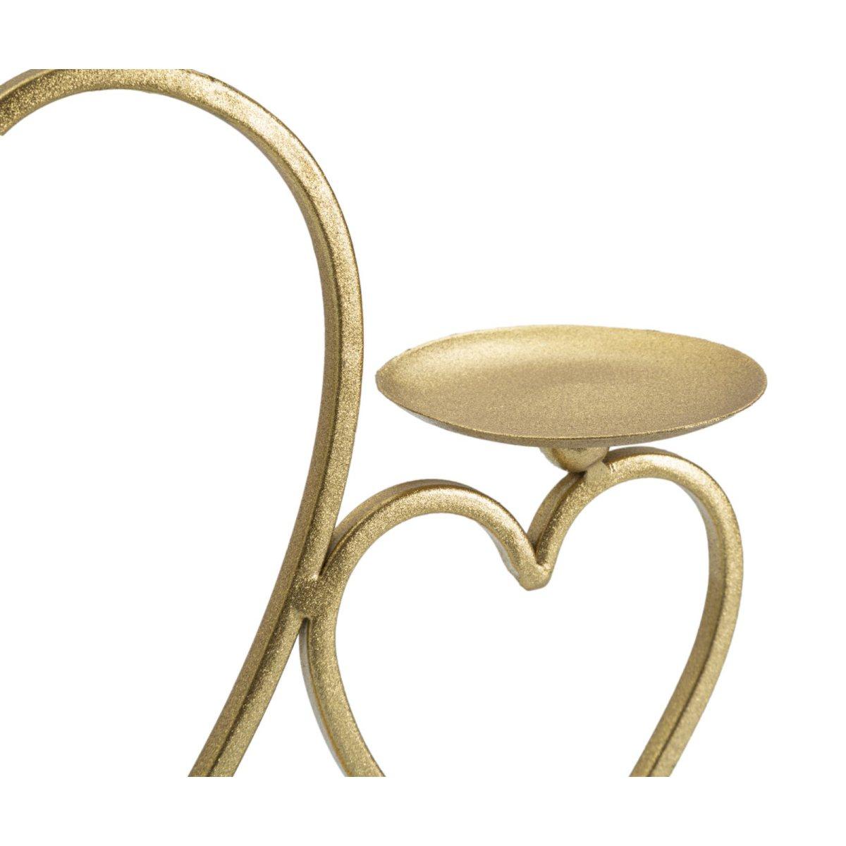 Portacandela Hearts cm.cm.30x9x20 |Mauro Ferretti