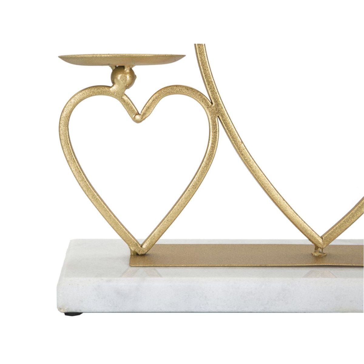 Portacandela Hearts cm.cm.30x9x20 |Mauro Ferretti