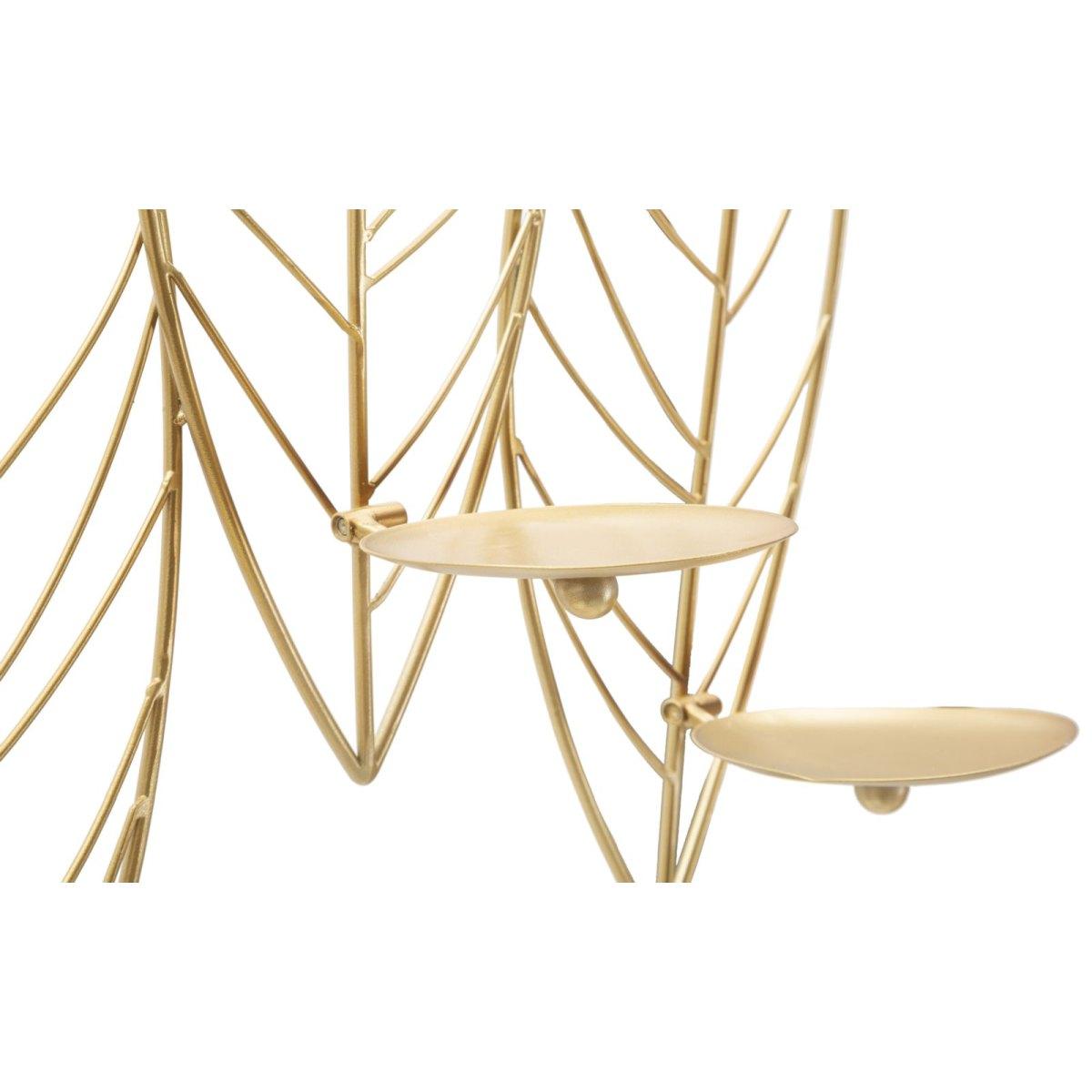 Portacandela Leaf Da Muro cm.66x14x56 |Mauro Ferretti