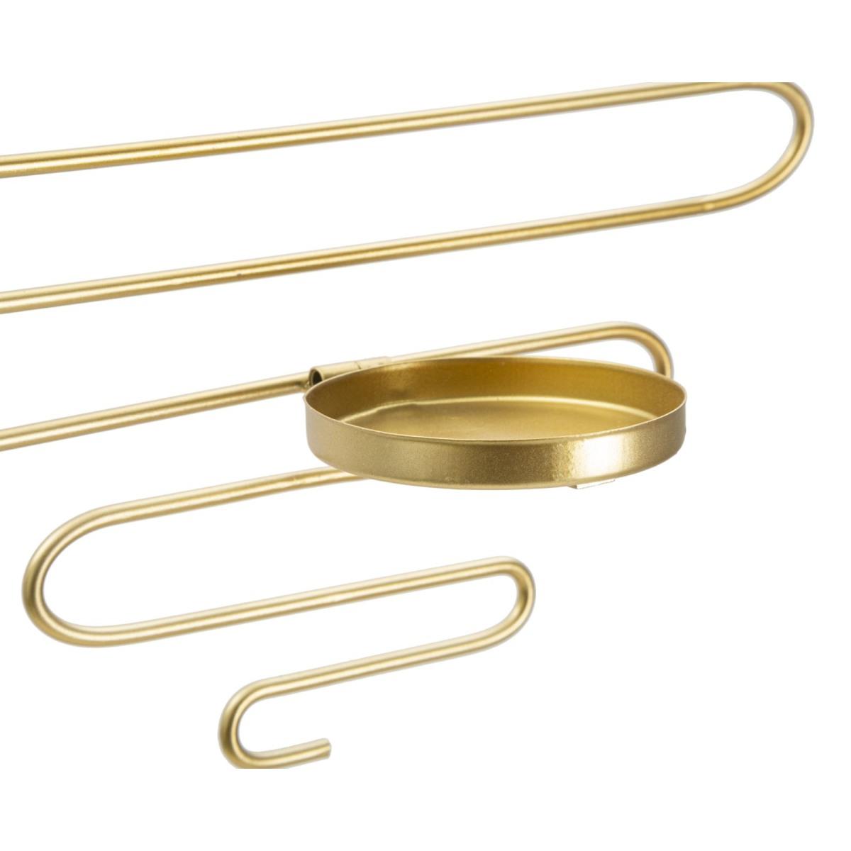 Portacandela Da Muro Alid Coppia cm.33x10x34 Vetro Non Incluso |Mauro Ferretti