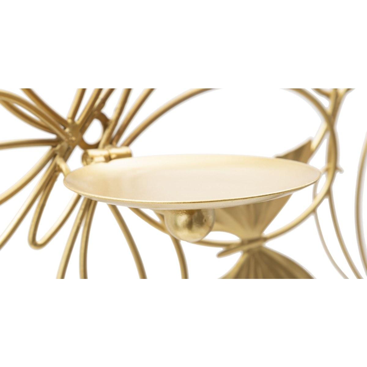 Portacandela Da Muro Farfalle cm.61x12x34 |Mauro Ferretti