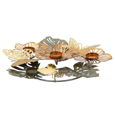 Portacandela Shine Mod.A cm.45x42,5x6,5 |Mauro Ferretti