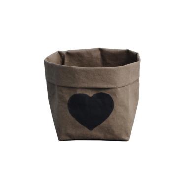 Sacchetto Portaoggetti F Cellulosa con Lavagna Marrone cm.12x14x20 | Dafne