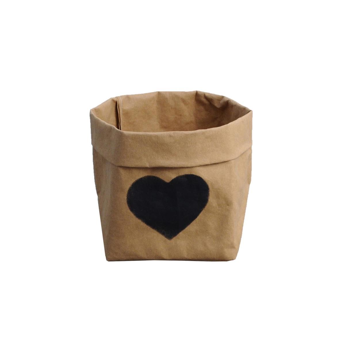 Sacchetto Portaoggetti F Cellulosa con Lavagna Beige cm.12x14x20 | Dafne