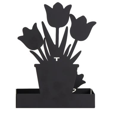 Portaspirali Tulipani Blu cm.18x5x18 | Montemaggi