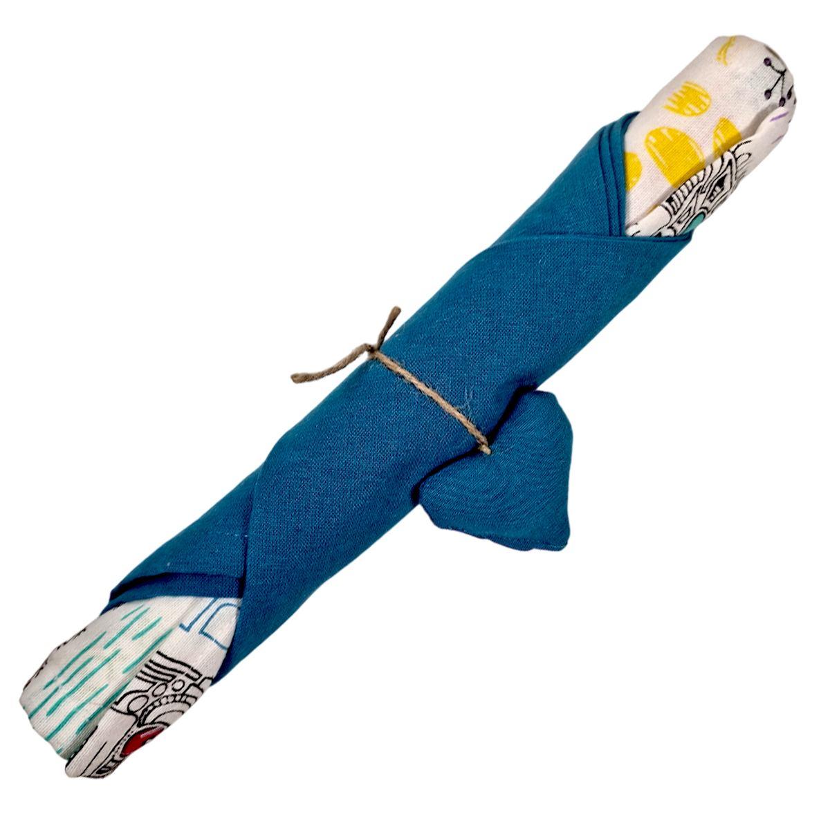 Tovaglietta Natalizia Americana con Tovagliolo Cotone Stilose |Montemaggi