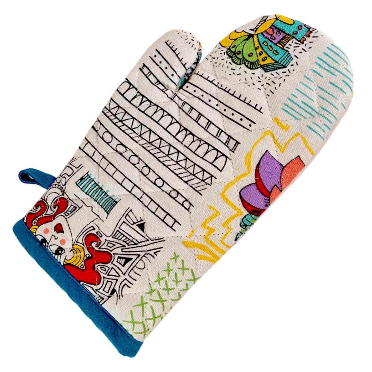 Guanto Cucina Fantasia Stilose cm.27 | Montemaggi