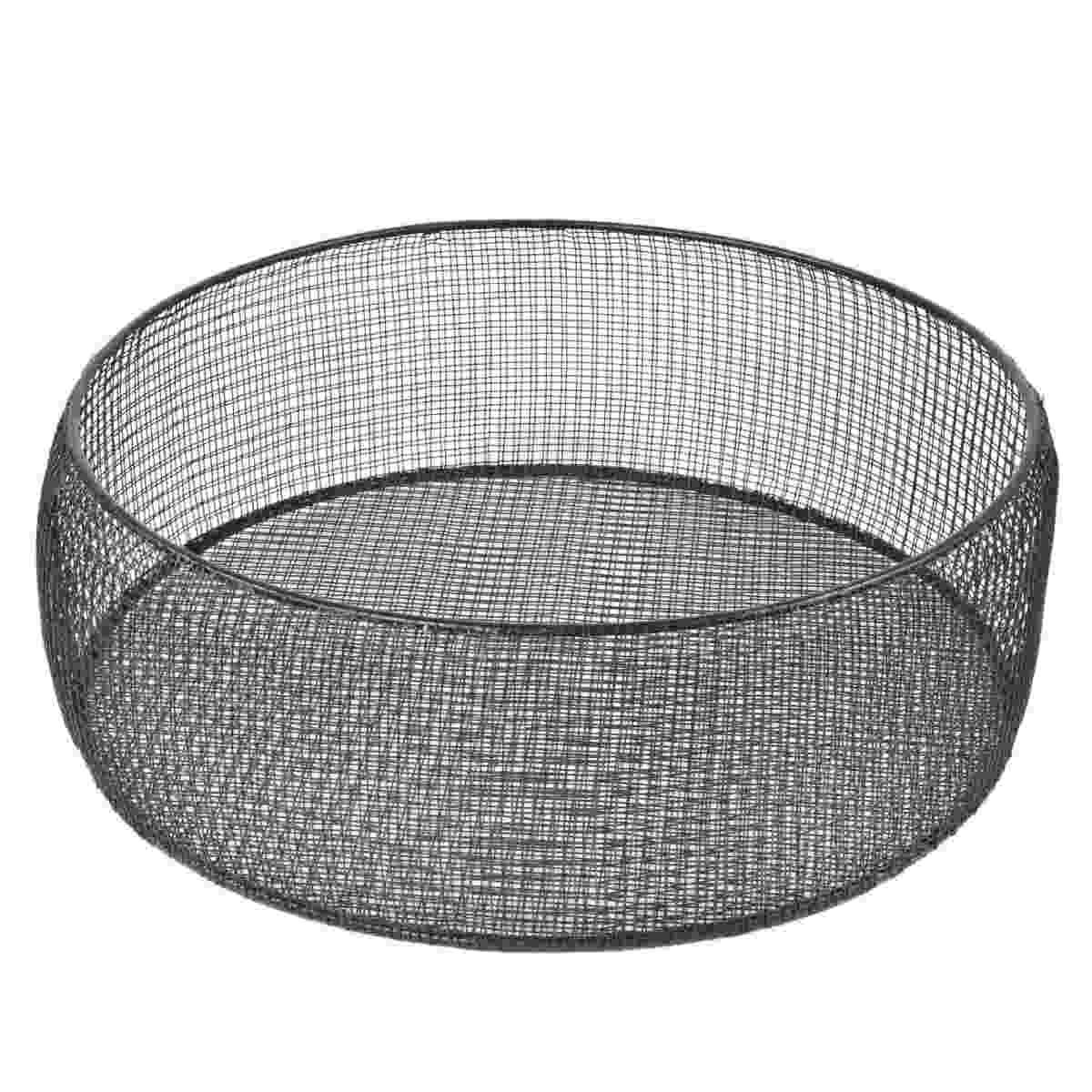 Portavaso Metallo Rete Nero cm.34x12 | Innova