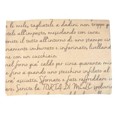 Tovaglietta Americana Ricetta cm.35x50 | Innova