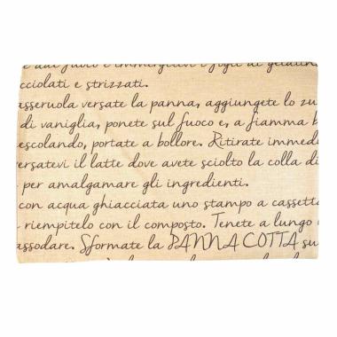Tovaglietta Americana Ricetta cm.35x50 | Innova