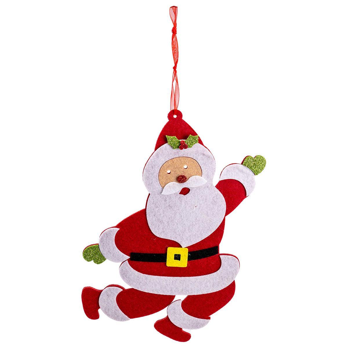 Decorazione Natalizia Babbo Natale in Feltro cm.20 |Carnival Toys