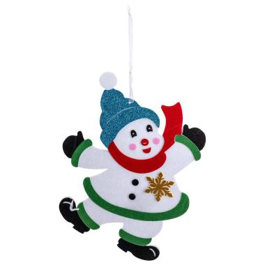 Decorazione Natalizia Pupazzo Di Neve Feltro cm.30 |Carnival Toys