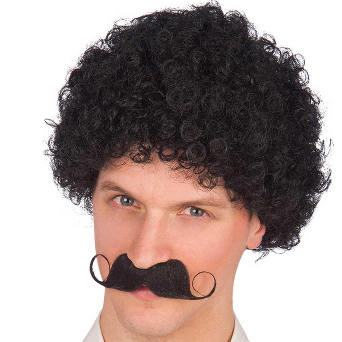 Parrucca Nera Ricciolina |Carnival Toys