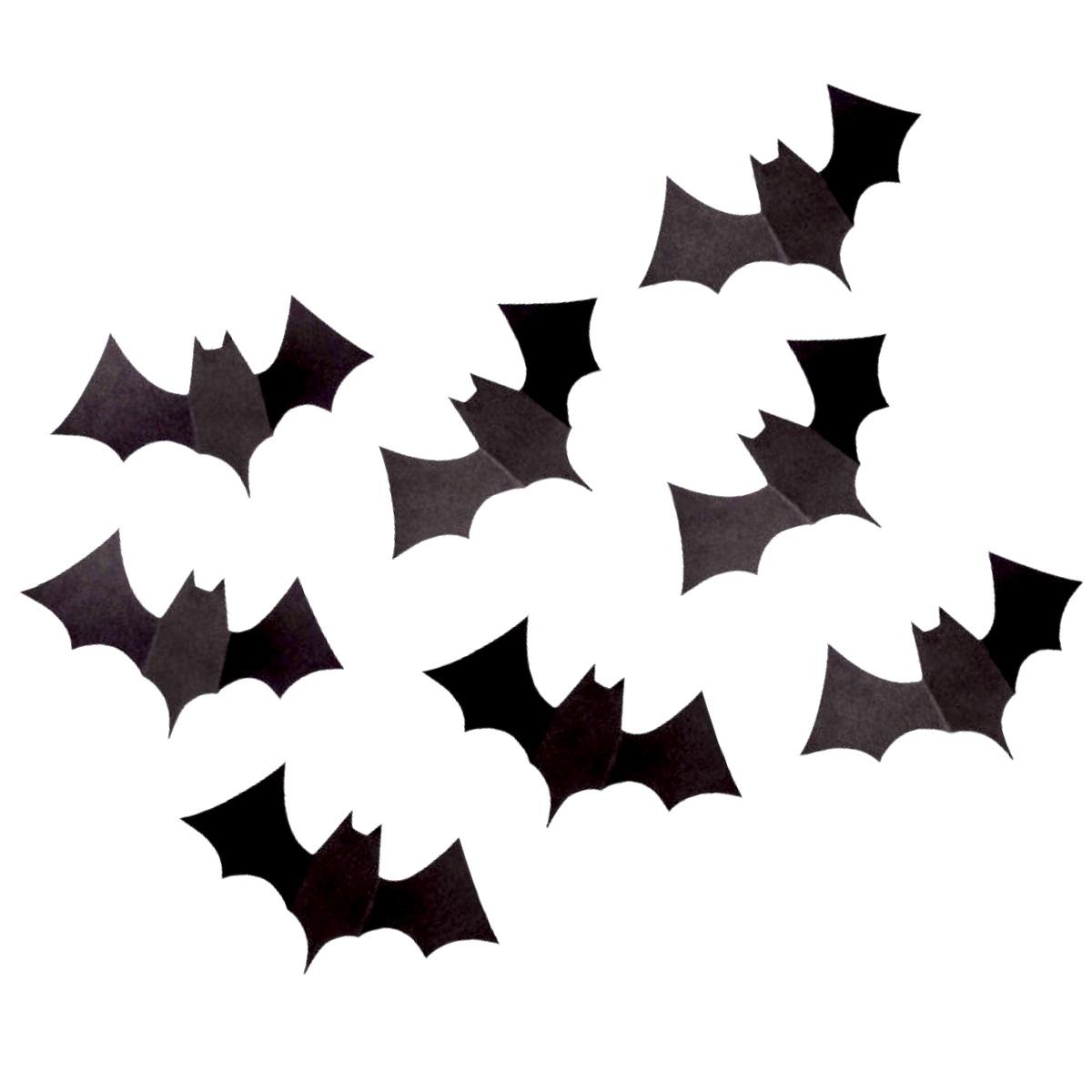 Pipistrelli Adesivi in Carta cm.20 pz.8 |Carnival Toys